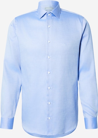 Michael Kors Slim fit Button Up Shirt in Blue: front