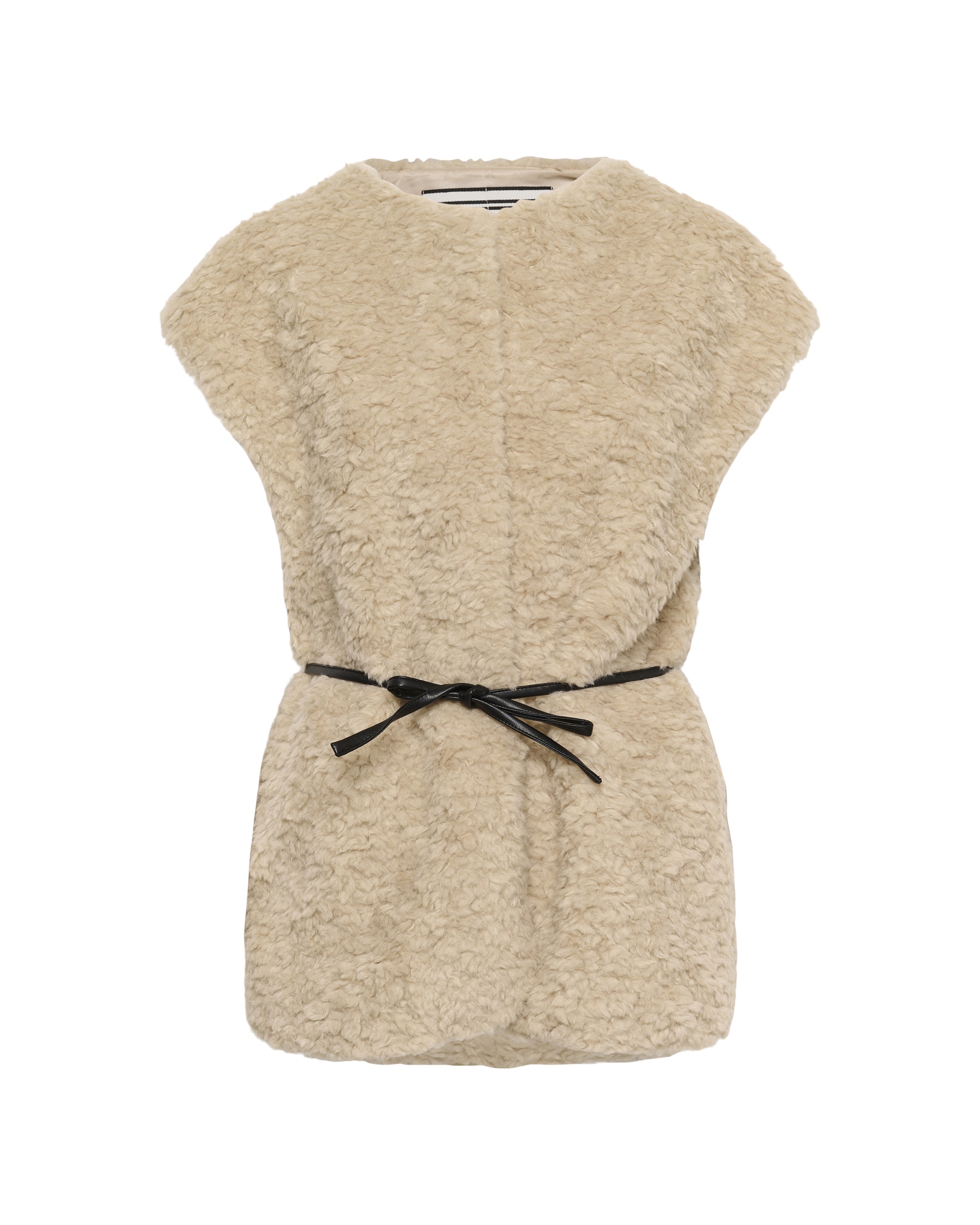 SAINT TROPEZ - Chaleco 'SylvanaSZ' en beige: frente