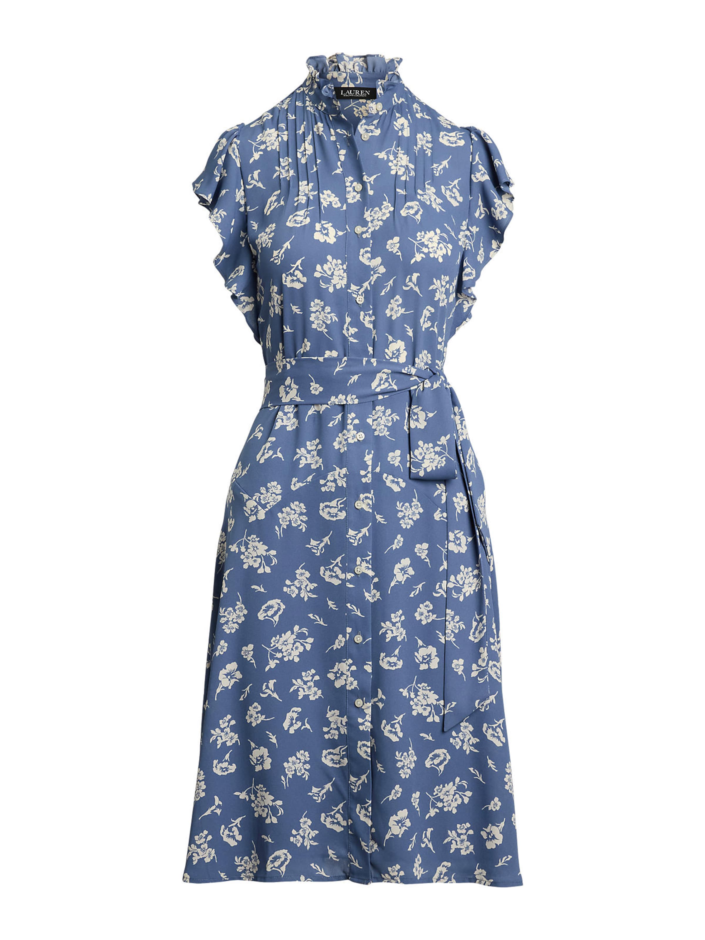 Abito camicia di Lauren Ralph Lauren in blu: frontale