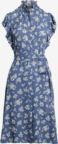 Lauren Ralph Lauren - Vestido camisero en azul: frente