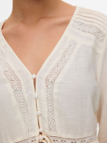 VERO MODA Bluse i beige