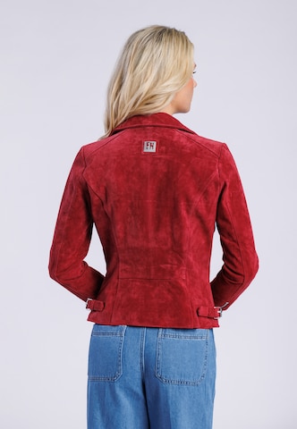 Veste mi-saison 'Biker' FREAKY NATION en rouge