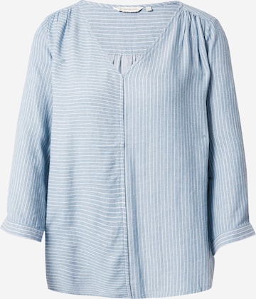 TOM TAILOR Bluse in Blau: predná strana