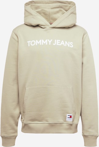 zaļš Tommy Jeans Sportisks džemperis 'Classics': no priekšpuses