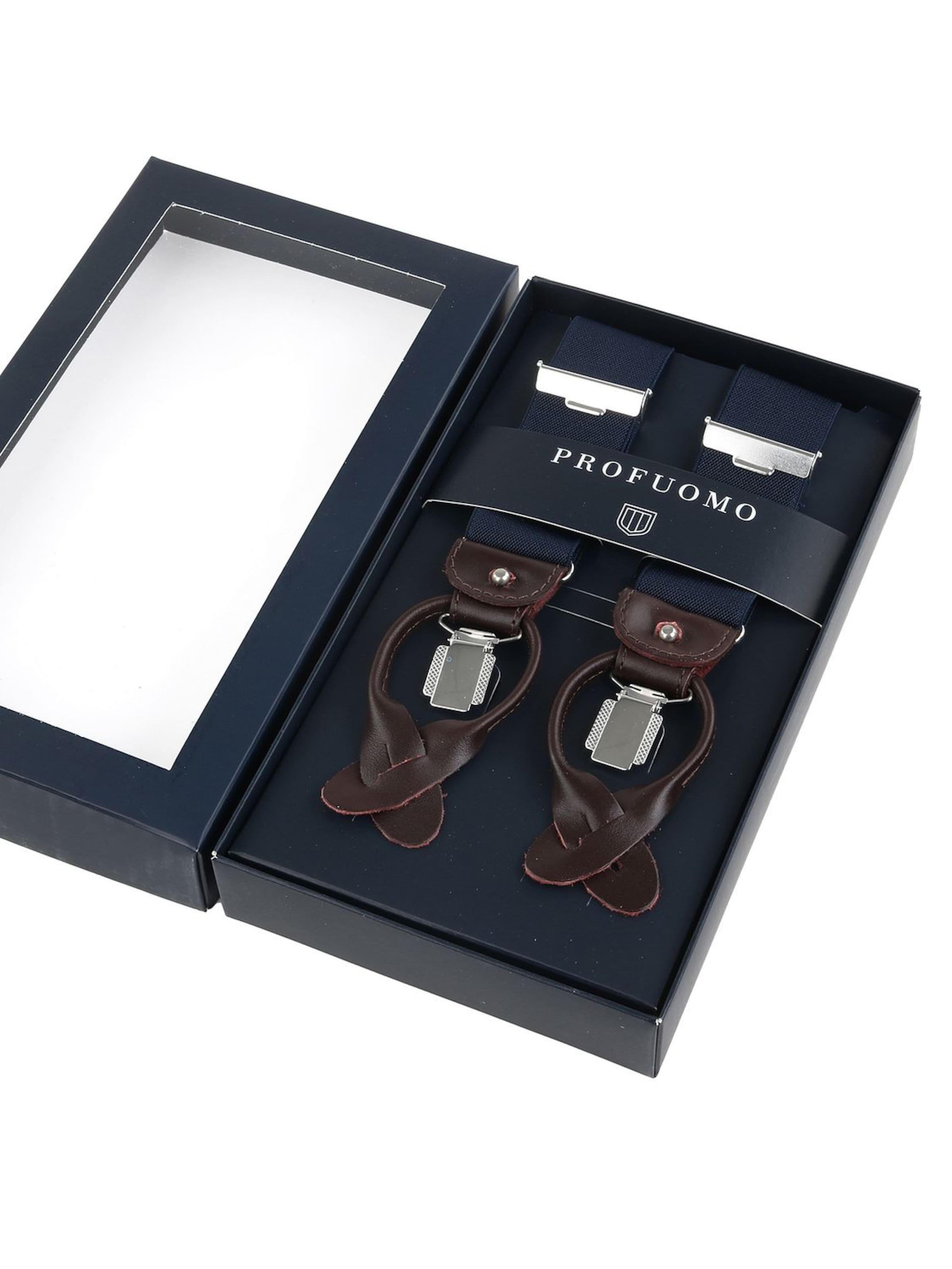 Profuomo Bretels in Blauw