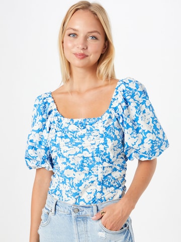 Gestuz Blouse 'Mynte' in Blue: front