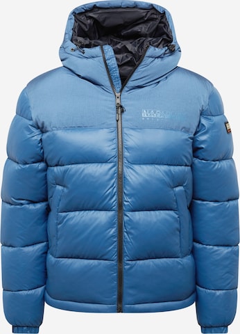 NAPAPIJRI Between-Season Jacket 'HORNELEN' in Blue: front