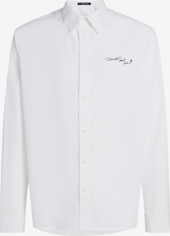 balts Karl Lagerfeld Komforta piegriezums Krekls 'Disney x Karl Lagerfeld': no priekšpuses