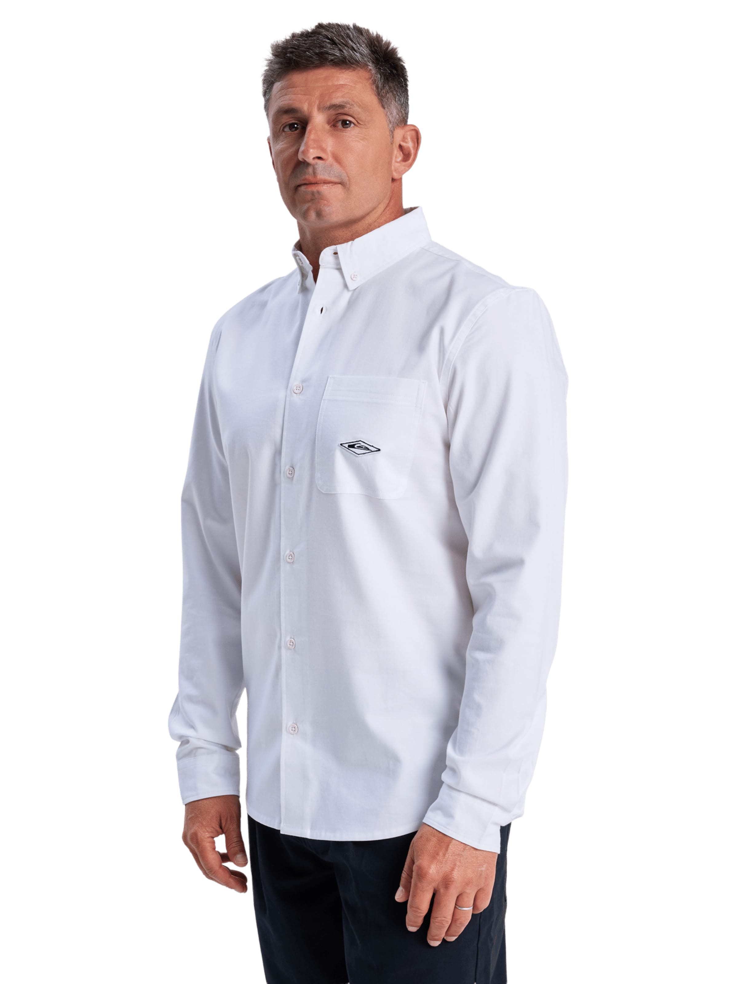 QUIKSILVER Regular Fit Shirt 'Diamond' in Weiß