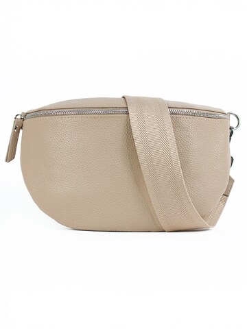 lePelou Fanny Pack 'MILA large' in Beige: front