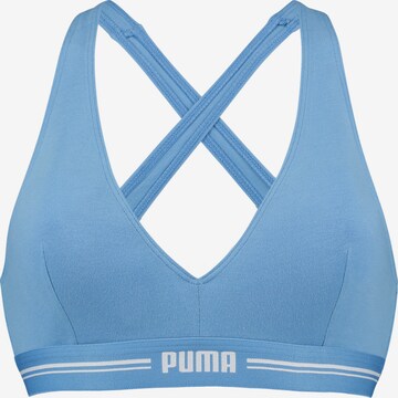 PUMA Sports Bra in Blue: front
