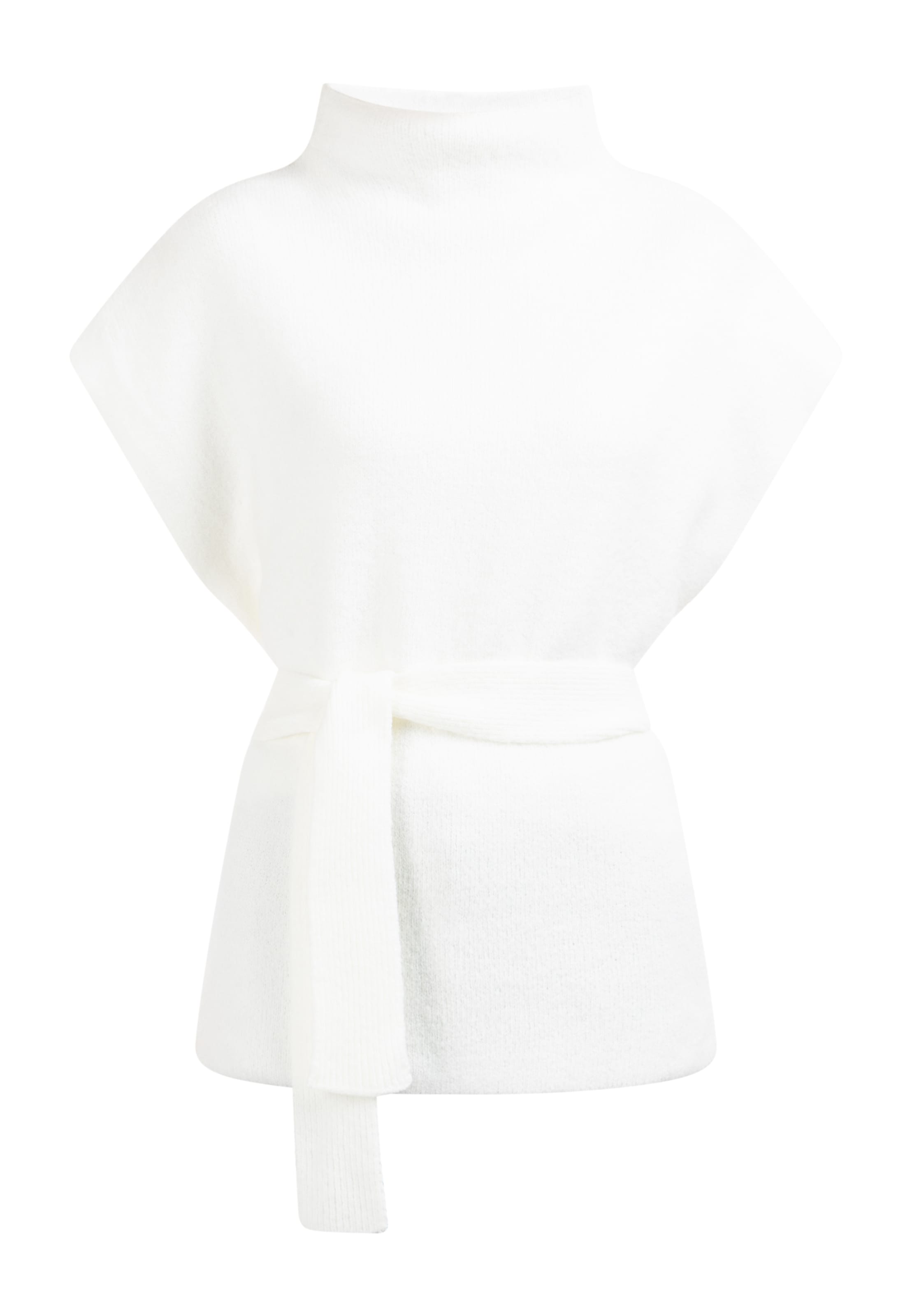 balts DreiMaster Klassik Pončo: no priekšpuses