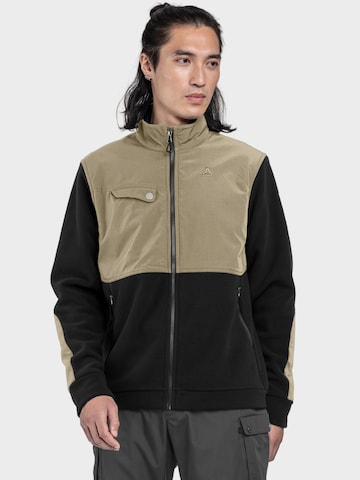 Veste en polaire fonctionnelle 'Maghera' Schöffel en noir : devant