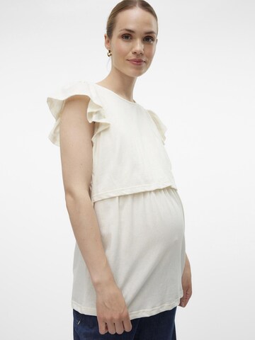 T-shirt 'ERICA JUNA' MAMALICIOUS en blanc