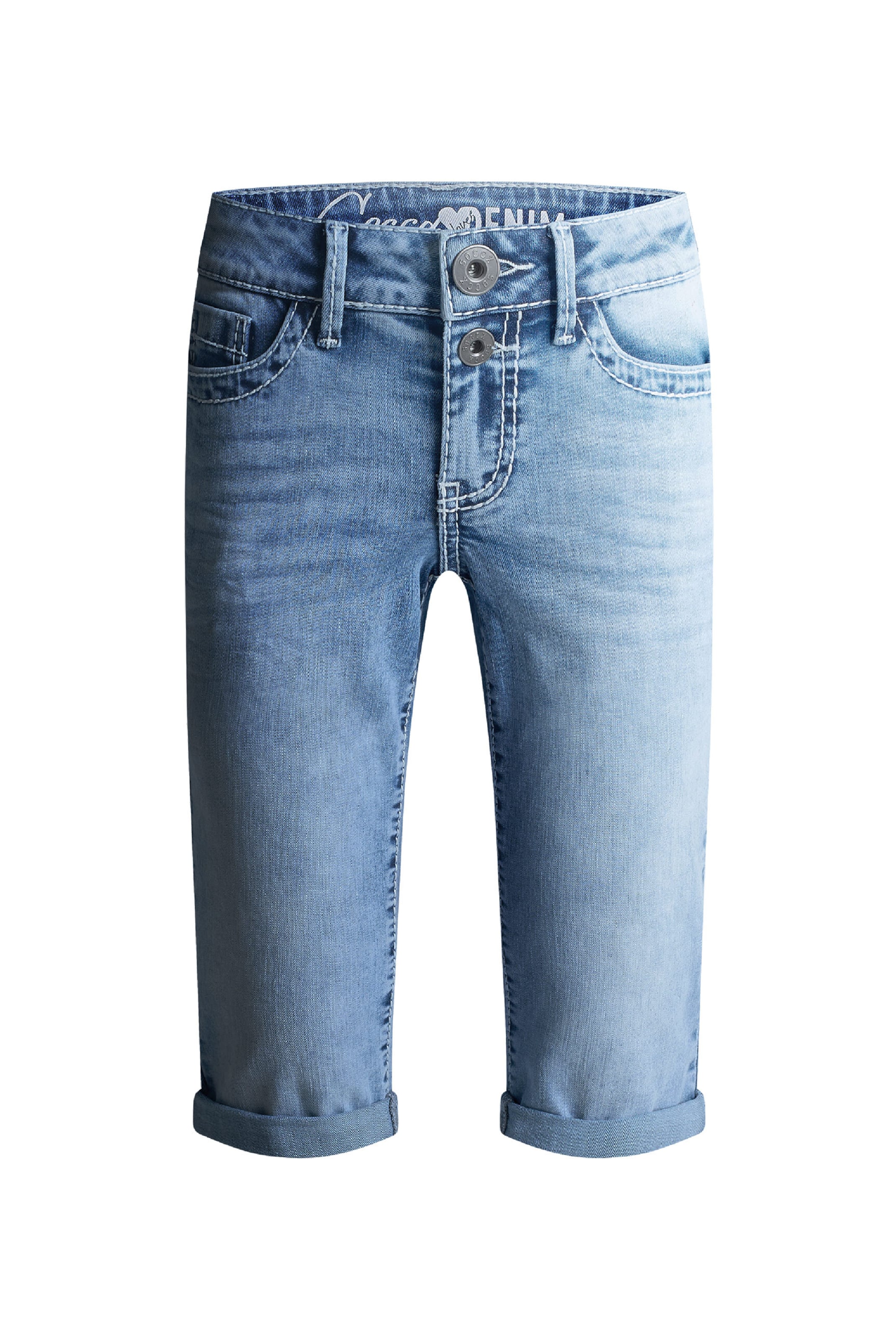Soccx Regular Jeans in Blue: front