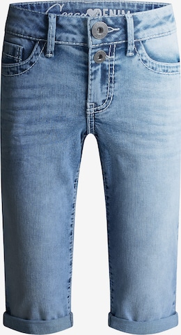 Soccx Regular Capri Jeans SU:MI Regular Fit in Blau: Vorderseite