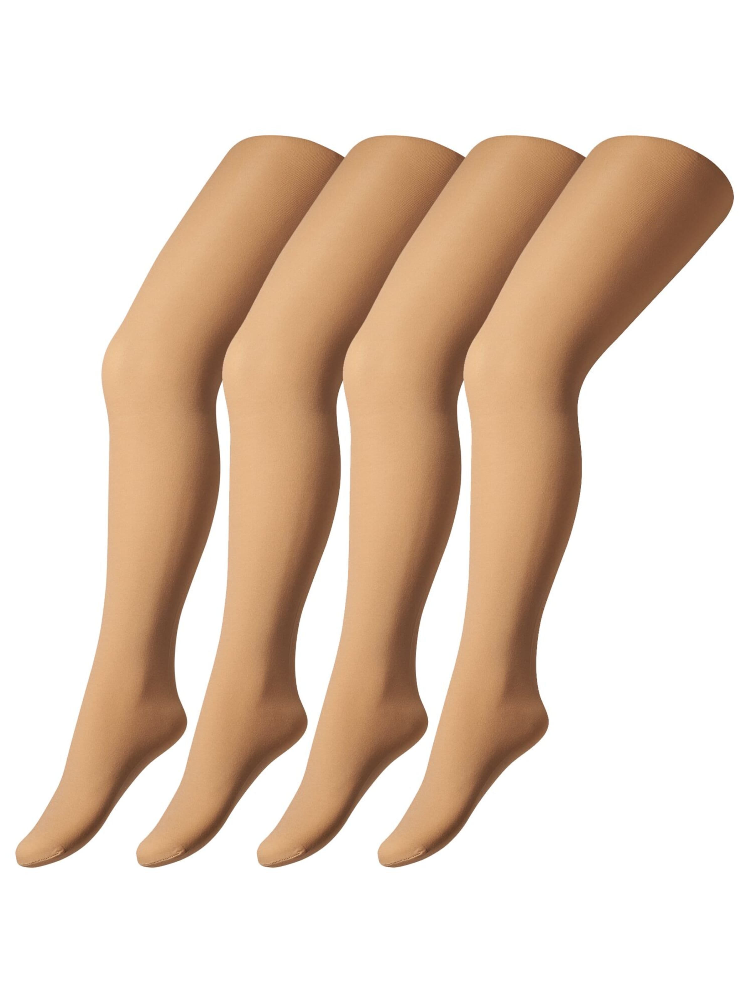 camano Tights in Beige: front