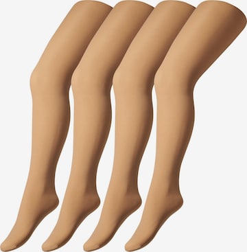 camano Tights in Beige: front