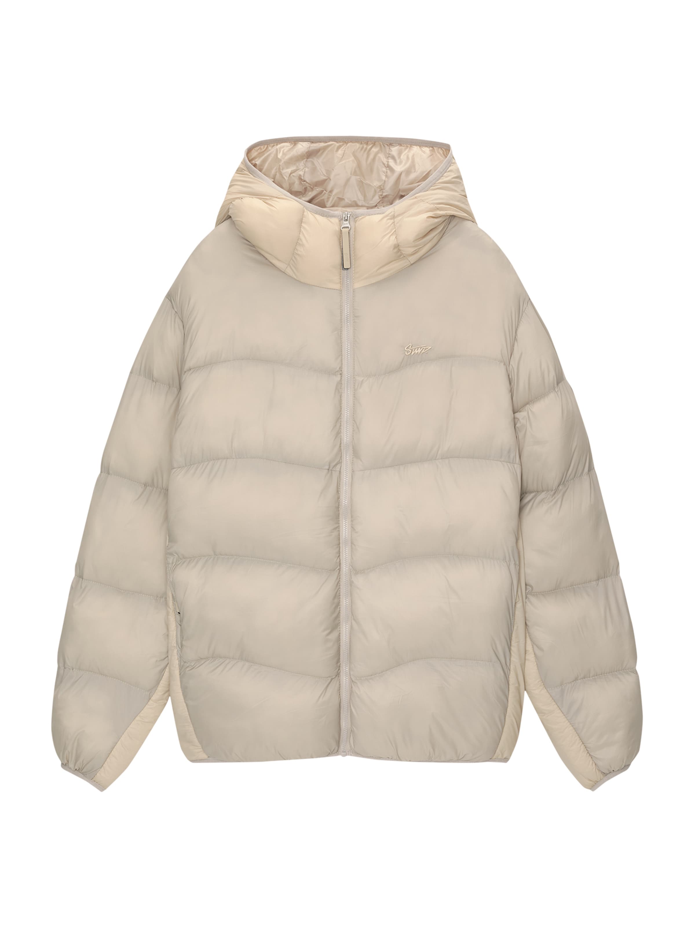 Pull&Bear Övergångsjacka i beige: framsida