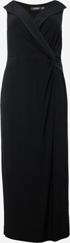 Lauren Ralph Lauren Plus Společenské šaty 'LEONIDAS' – černá: přední strana