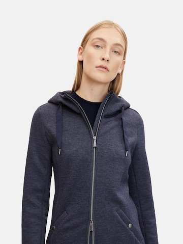 TOM TAILOR Sweatjacke in Blau