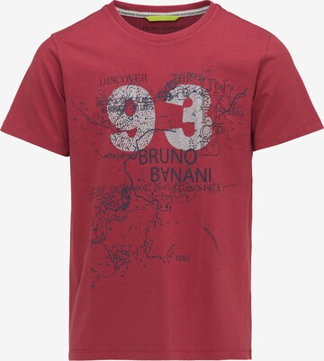 T-Shirt 'Smith' BRUNO BANANI en rouge : devant