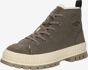 Bottines à lacets 'Pallashock' Palladium en marron : devant