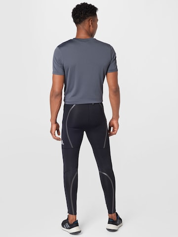 ADIDAS SPORTSWEAR Skinny Športne hlače 'Saturday Long ' | črna barva