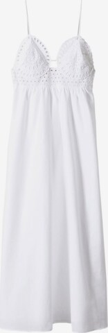 MANGO Beach Dress 'Schiffly' in White: front