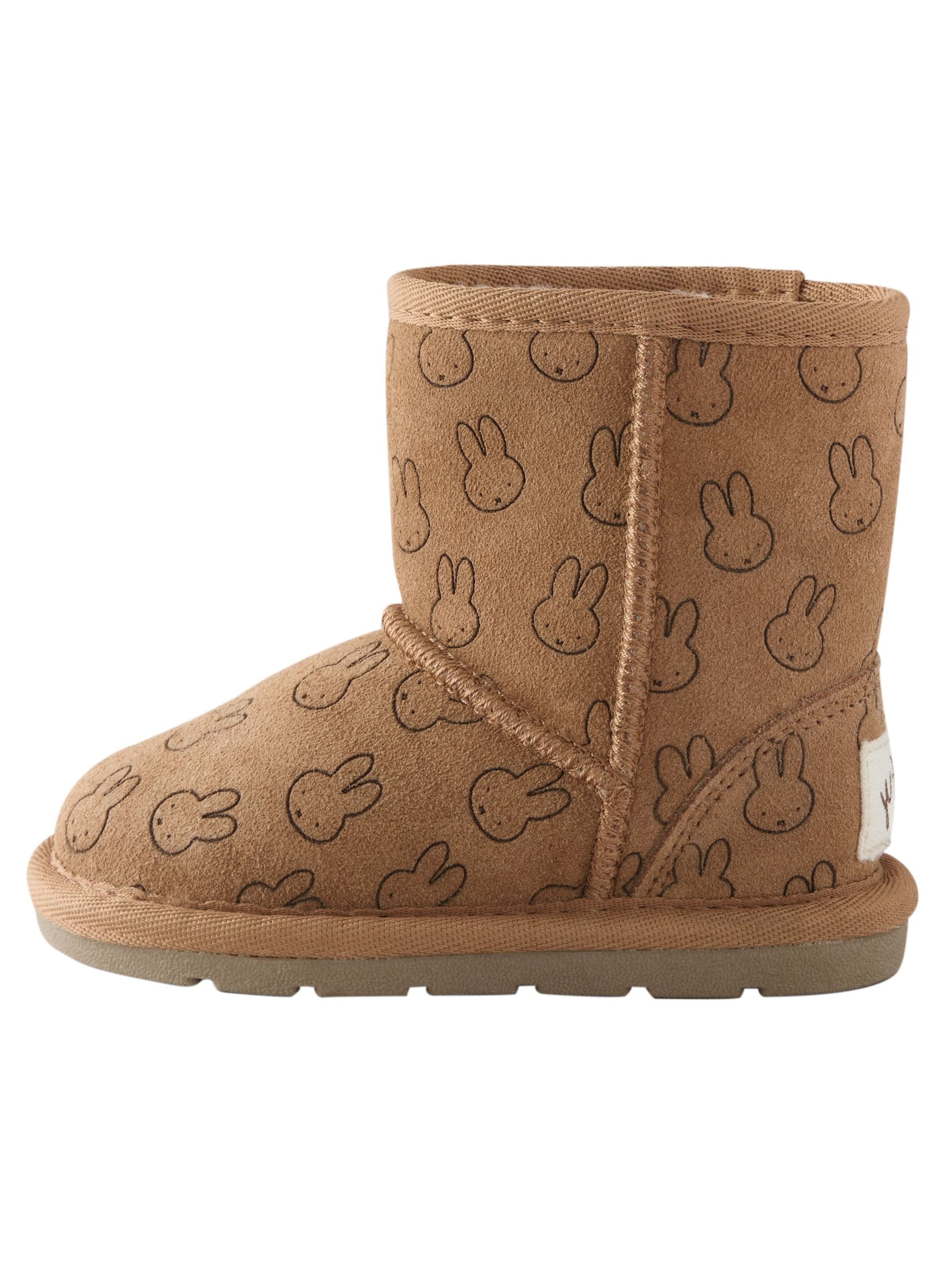 Next Śniegowce 'Miffy' w kolorze brązowy: przód