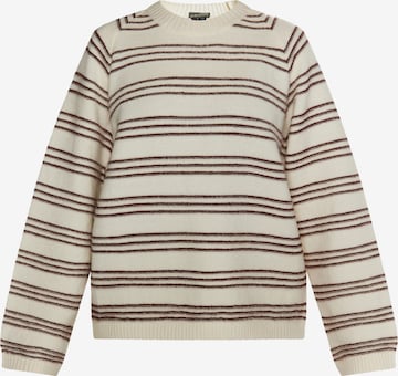 DreiMaster Vintage Sweater 'Altiplano' in White: front