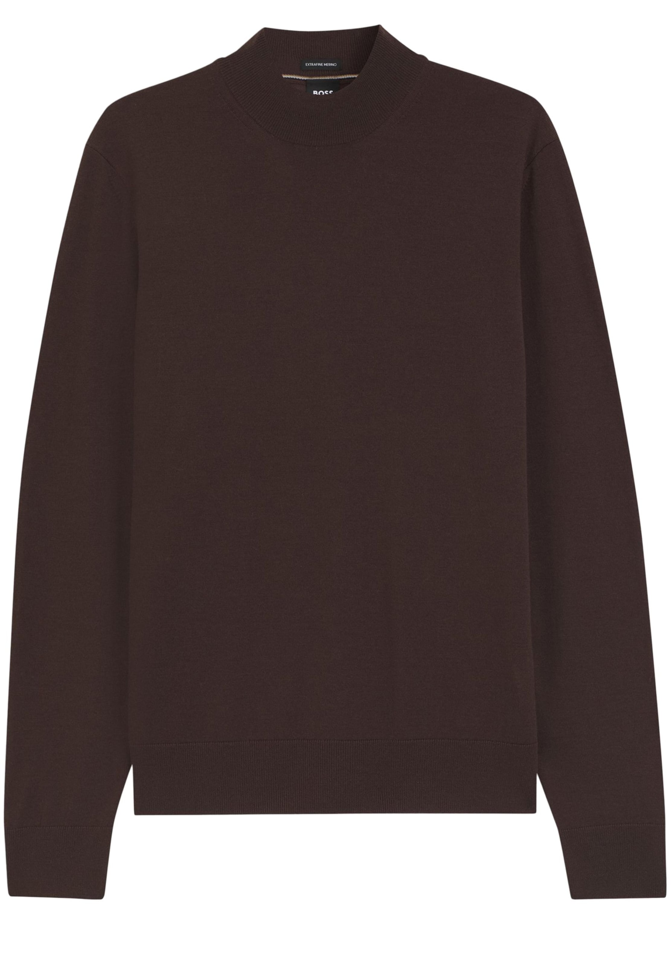 BOSS Pullover ' Bjarno' in Braun: Vorderseite