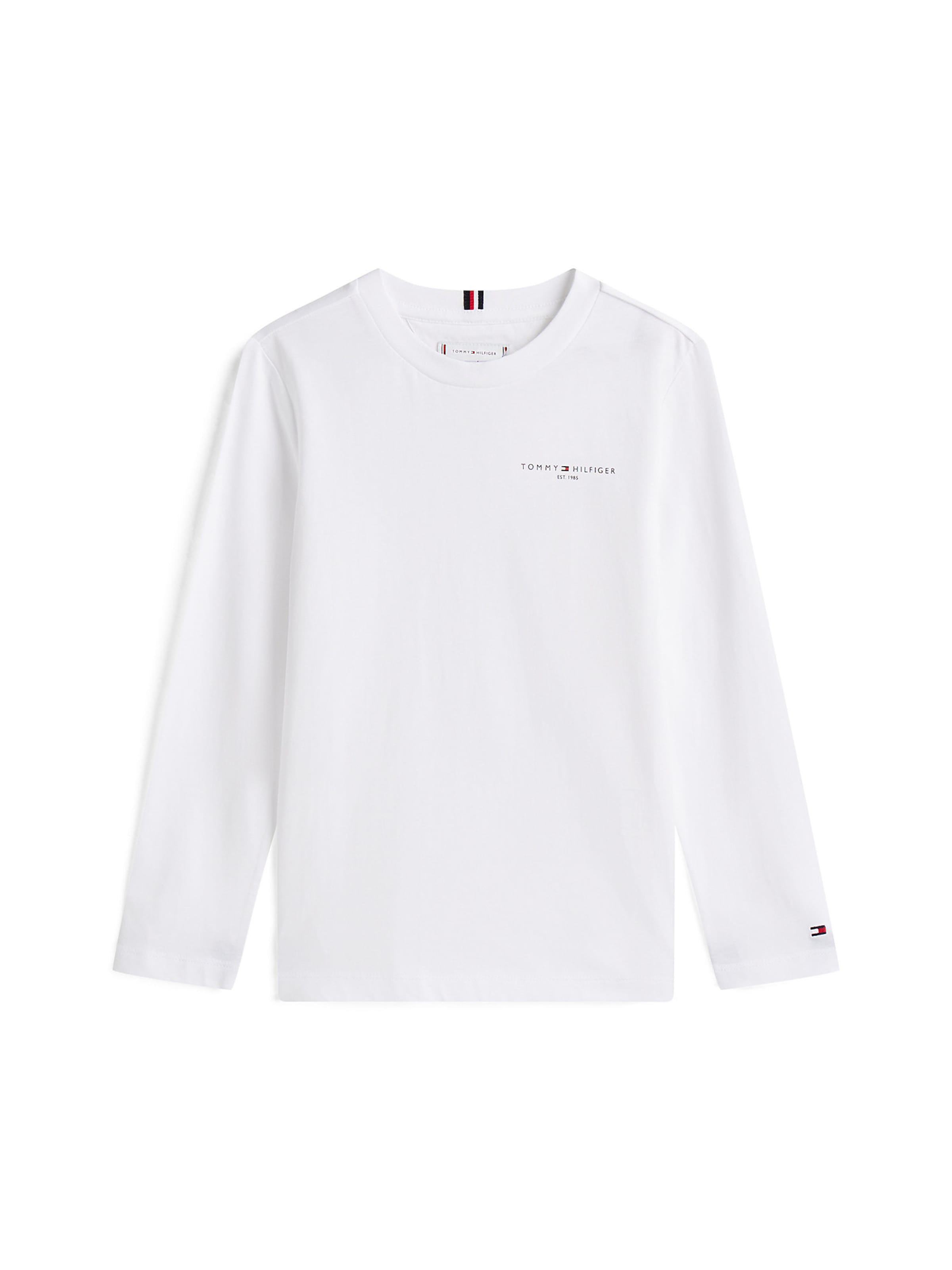 TOMMY HILFIGER Тениска в бяло: отпред