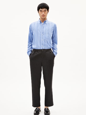 ARMEDANGELS Comfort Fit Hemd STRIPES (GOTS) in Blau