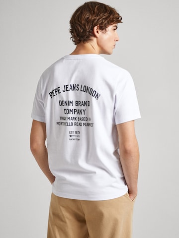 Pepe Jeans Skjorte 'Cave' i hvit: forside