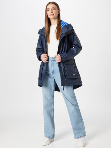 Alife and Kickin Between-Seasons Coat 'AudreyAK' in Blue