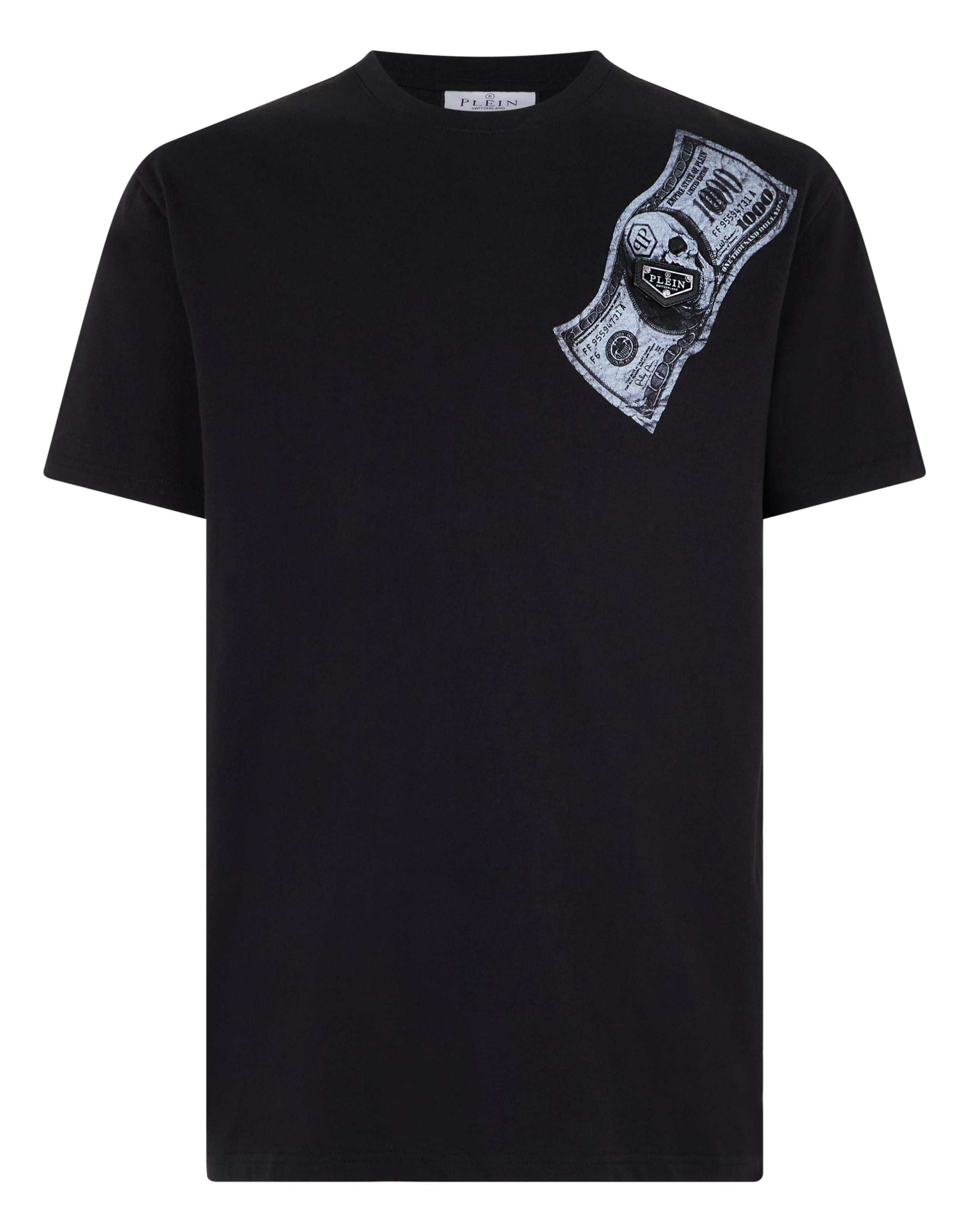 Philipp Plein Shirt in Zwart: voorkant