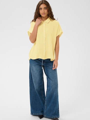 Chemisier CULTURE en jaune