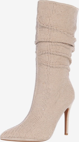 Ital-Design Boots in Beige: front