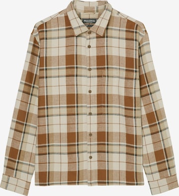 Marc O'Polo Button Up Shirt in Beige: front