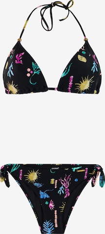 PROTEST Triangel Bikini 'PRTEmpty' in Schwarz: Vorderseite