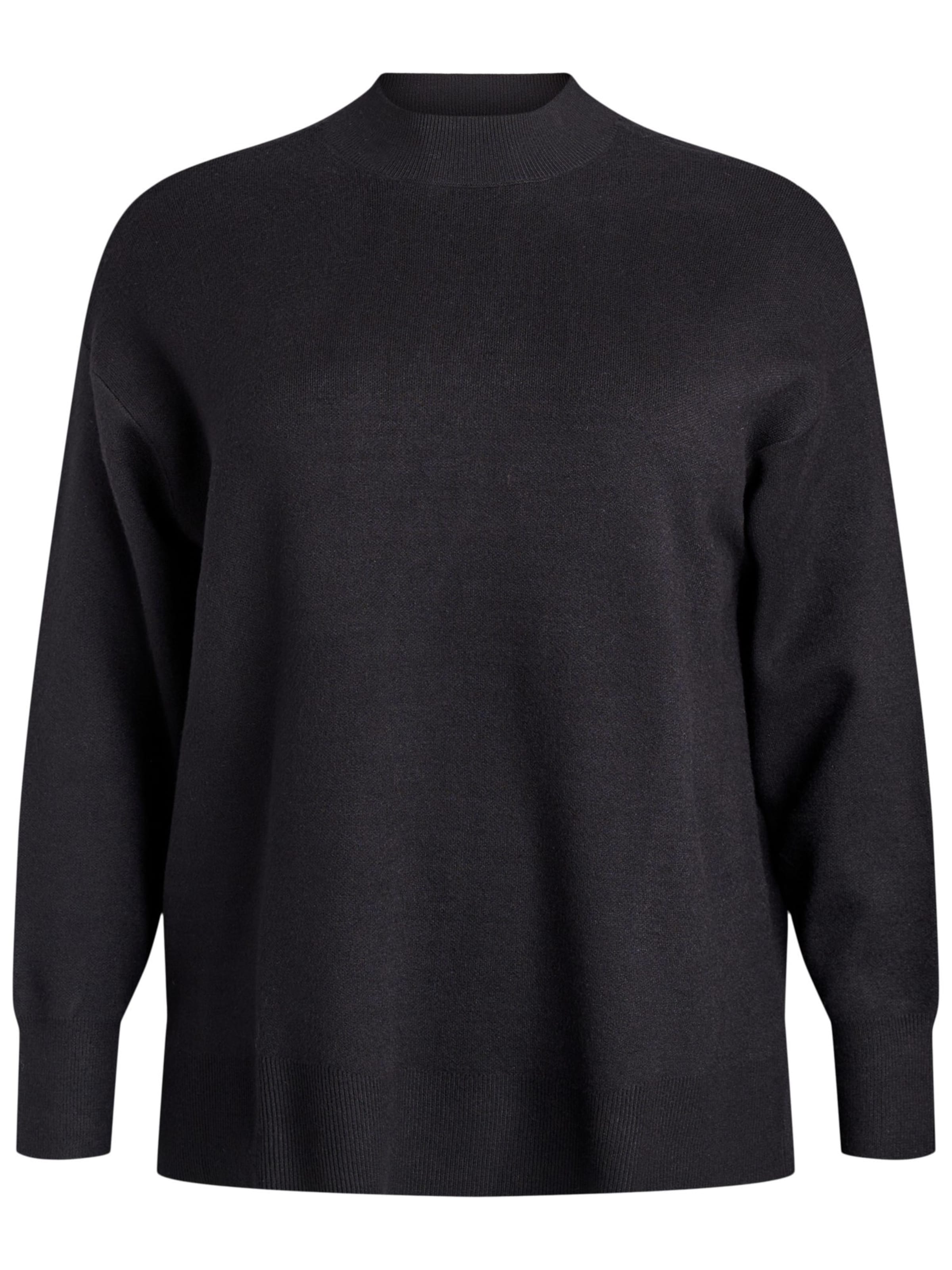 Pulover 'Zoe' de la Zizzi pe negru: față