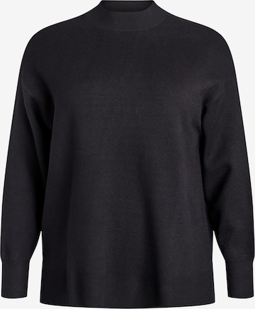 Pulover 'Zoe' de la Zizzi pe negru: față