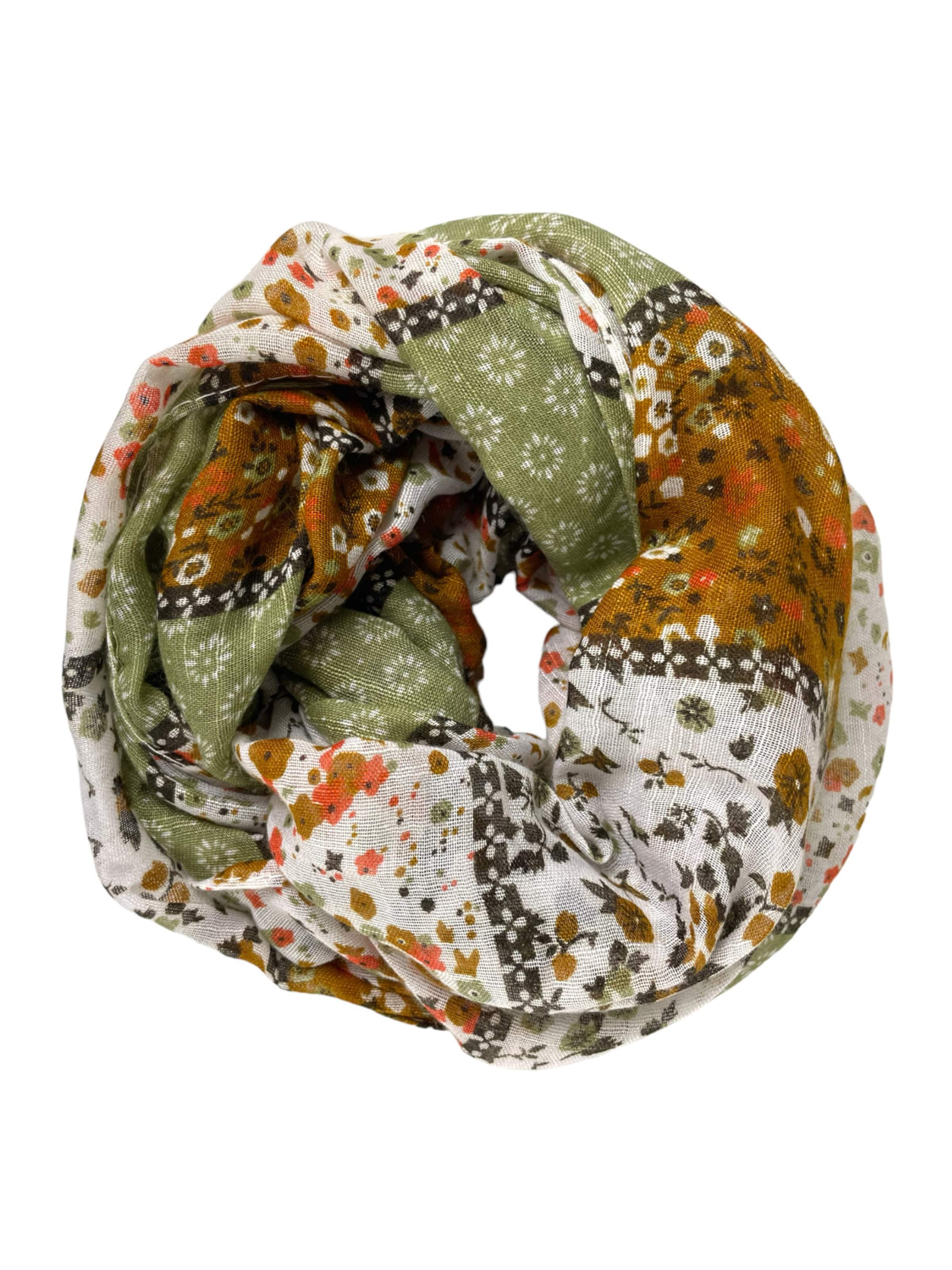 Kumixi Schlauchschal‌‌ in Grün: Vorderseite