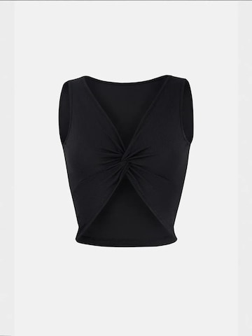 Hiccup Top in Black: front