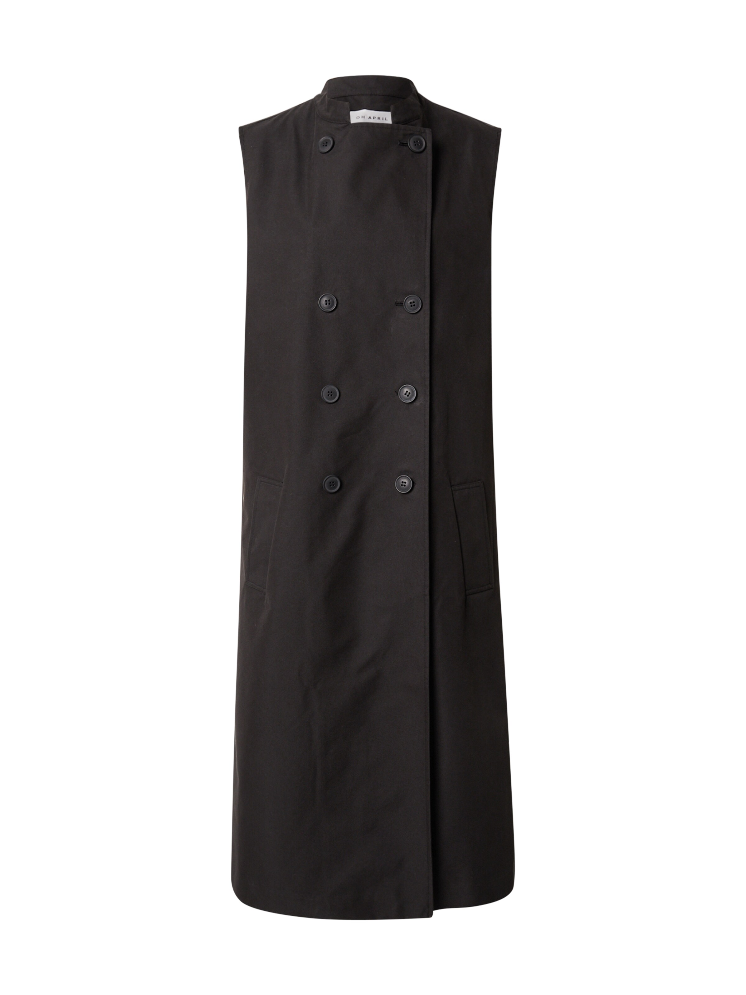 OH APRIL Prechodný kabát 'Aubrey' - Čierna