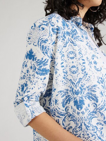 Bianco Lucci Blouse in Blauw