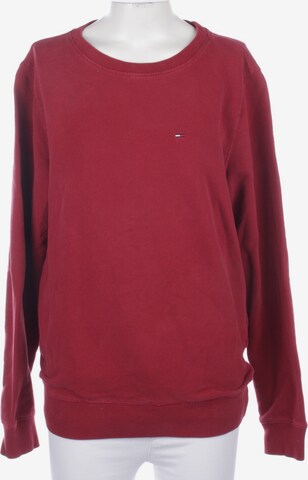 Tommy Jeans Sweatshirt & Zip-Up Hoodie in S in Red: front