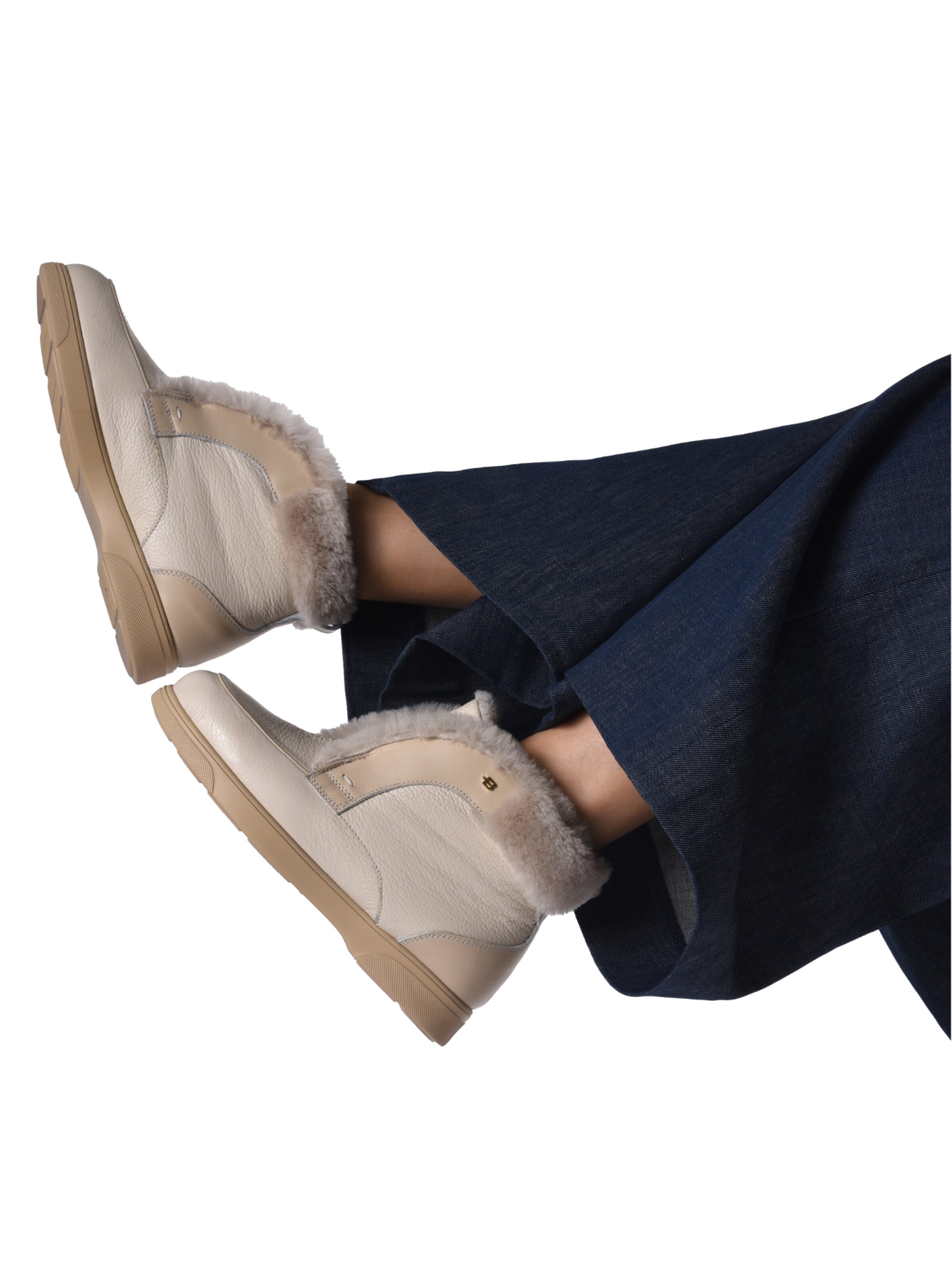 BALDININI Chelsea boots in Beige