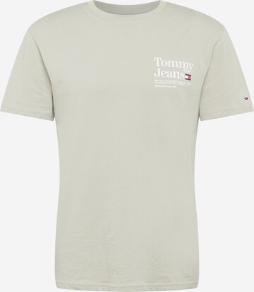 T-Shirt Tommy Jeans en vert : devant